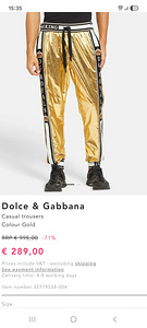 Dolce & Gabbana Royals King DG Love meeste püksid (4 foto / 4)