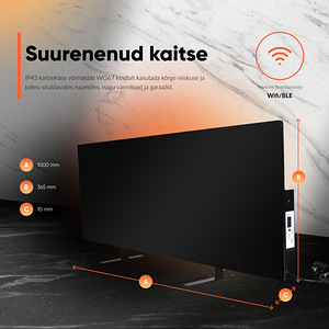 Infrapuna küttepaneel 670W (9 foto / 9)