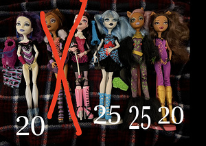 Monster high nukud/nukud (1 foto / 1)