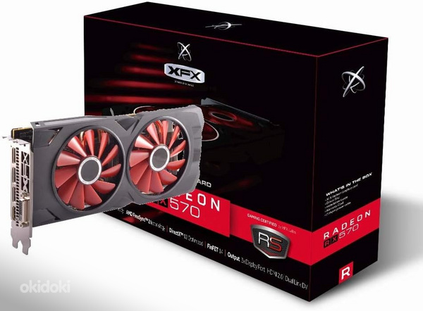 XFX Radeon RX 570 RS XXX Edition, 1286 МГц, 8 ГБ GDDR5 (фото #1)