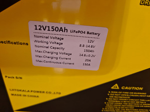LiitoKala 12.8V 12V 150Ah Lifepo4 aku (8 foto / 9)