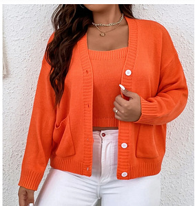 Oranz kampsun + top L/XL (2 foto / 2)