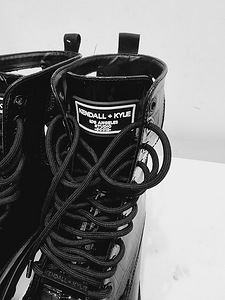 Черные лакированные ботинки Kendall + KYLE 37