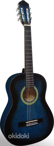 Классическая гитара с нейлоновыми струнами 3/4 + сумка + рем (фото #8)