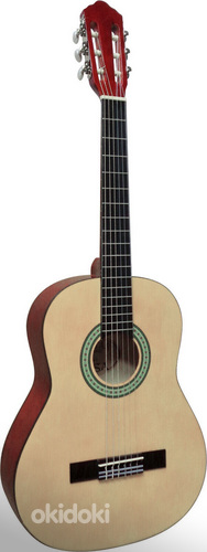 Классическая гитара с нейлоновыми струнами 4/4 + сумка + рем (фото #4)