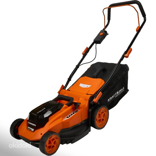 Газонокосилка аккумуляторная 50л 38см 40в KD5411