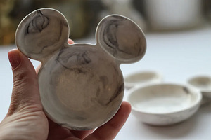 Kipsist alus "Mickey". Käsitsi valmistatud (6 foto / 6)