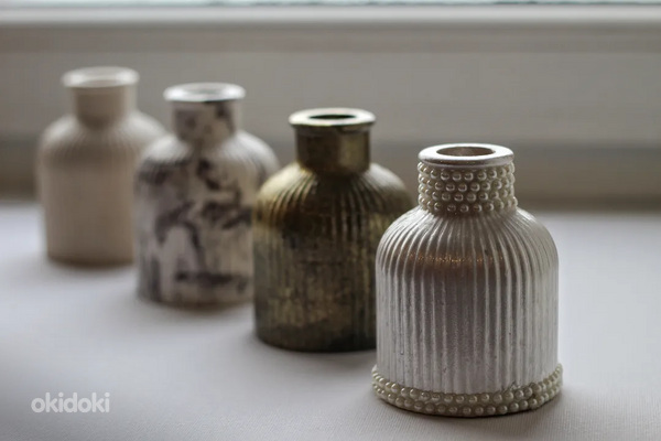 Декоративные вазы из гипса с защитным покрытием. (фото #1)