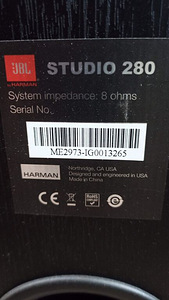 Aktiivsubwoofer JBL ES250PW, kõlarid Studio 280 (3 foto / 6)
