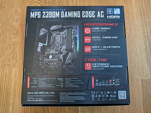 I5-9600k CPU + MSI MPG Z390M GAMING EDGE AC WIFI Motherboard (5 foto / 5)