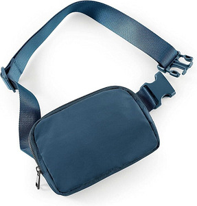 Unisex crossbody kott / vöökott / kõhukott (must ja sinine) (5 foto / 8)