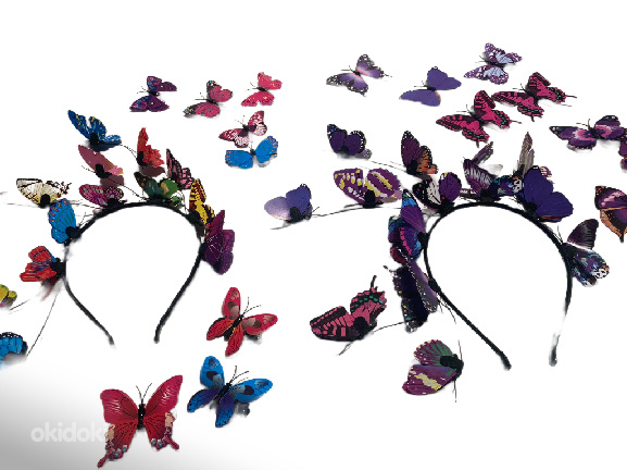 Liblikatega peavõru / haldja või liblika kostüüm (foto #4)