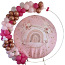 Розовая ткань для арки из воздушных шаров, 1,8 м (фото #2)