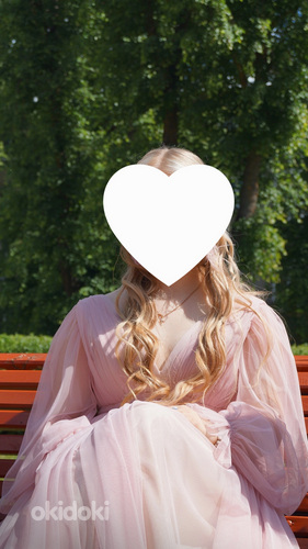 Käsitööna valminud lõpetamise/pulmakleit