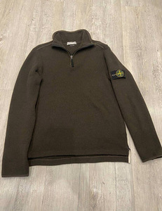 LEGIT STONE ISLAND Green sweater zip (1 foto / 1)