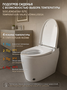 Умный унитаз, smart toilet (6 фото из 10)