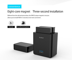 ORICO 2 Bay Magnetic-type 3.5 Inch USB3.0 HDD (2 foto / 3)