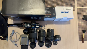 Olympus OM-D E-M10 Mark III hübriidkaamera, 14-42mm, must (3 foto / 10)