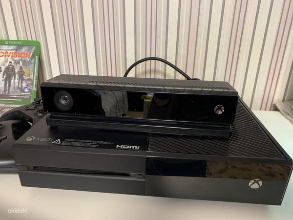 Xbox one + kinect + 2 pulti+ mängud (foto #1)