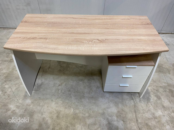 Wooden table with cabinet 136 x 67 x 75 cm (foto #3)