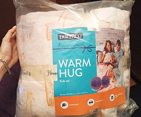 Dormeo Warm Hug. New kids set. Blanket + cushion