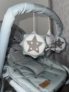 Cozy baby bouncer Lorelli – soft, safe & cute design (4 foto / 4)