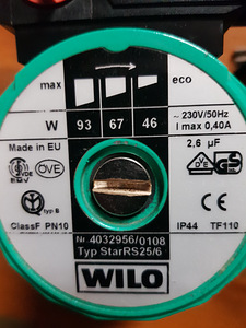 WILO Typ Star RS25/6 (6 foto / 6)