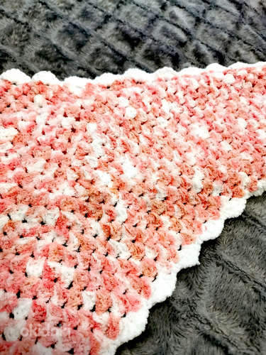 Детское одеяло розово-белое (фото #1)