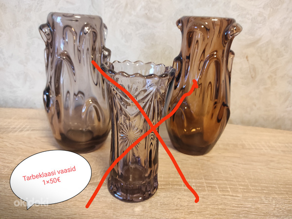 Tarbeklaas стеклянные вазы (фото #9)