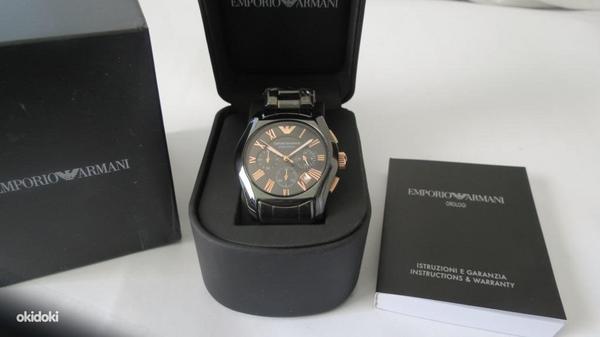 Мужские часы-хронограф Emporio Armani AR1410 в коробке (фото #1)