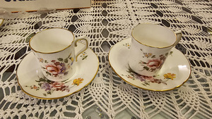 Vintage kohvitasside paar (tass ja alustass) (1 foto / 5)