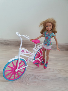 Барби велосипед + девушка
