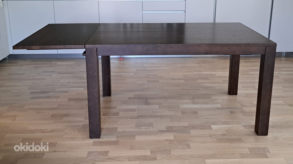 Раздвижной обеденный стол из дуба Oriens, 90 см x 140 см (+ (фото #3)