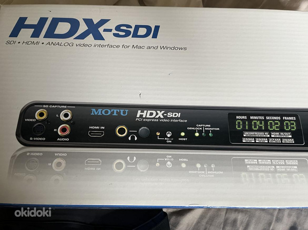 Paku oma hind! MOTU HDX-SDI SDI, HDMI Analog Video I (foto #1)