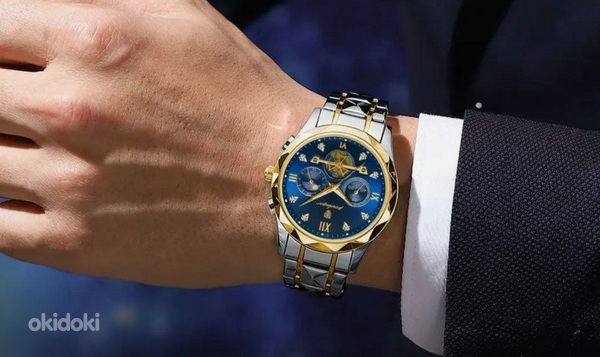 POEDAGAR Роскошные мужские наручные часы (фото #1)