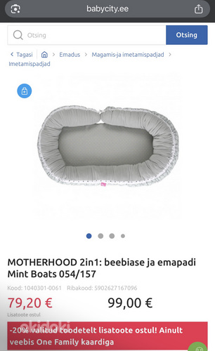 Beebipesa (babynest, kookon)
