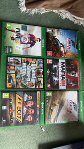 Xbox One s, telekas 32” ning rool, pedaalid, 6mängu