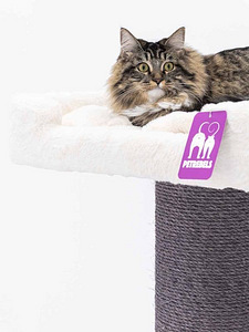 Kraapimispuu Maine Coon 117 PETREBELS, valge või must (10 foto / 10)