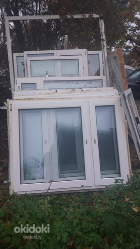 Logi un balkonas durvis PVC lietotie. Piegāde visā Latvijā (foto #10)