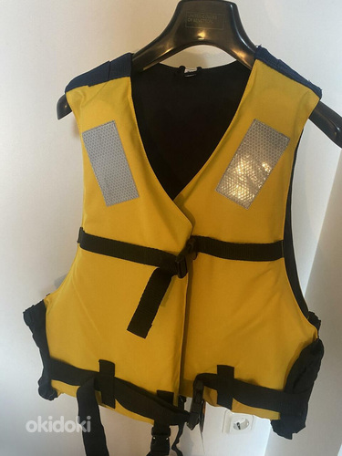 Желтый спасательный жилет (50Н, 90+кг) (фото #1)