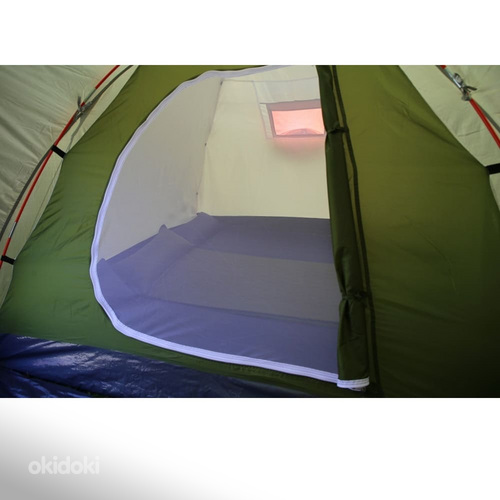 Палатка Stella3, серая/зеленая или зеленая/оранжевая (фото #8)