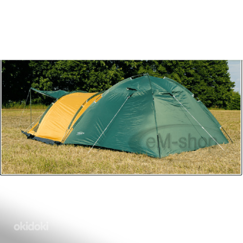 Палатка Traper 4-х местная, зелено/серая или желто/зеленая (фото #6)