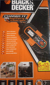 Black & Decker, Charge It, 6v & 12v, akulaadija. (1 foto / 7)