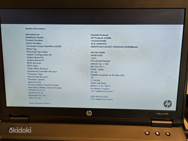 HP Probook 6360B i3 (фото #7)