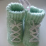 Вязаные носочки новорожденному (фото #3)