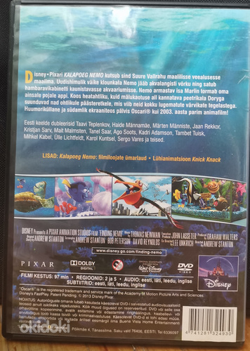Dvd Kalapoeg Nemo (foto #2)
