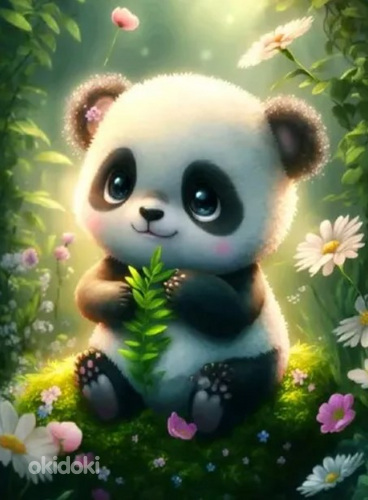 Teemanditikand Nunnu Panda 25x35 cm (30x40) (foto #1)