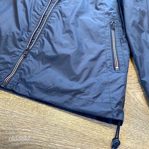 Концептуальная темно-синяя мужская тонкая куртка M (фото #2)