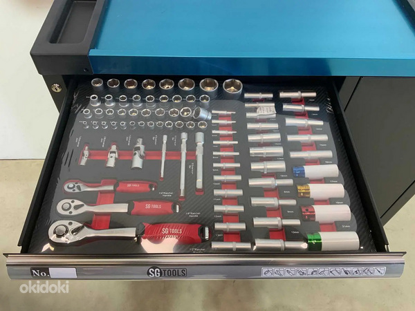 SG-Tools 274-osaline Tööriistakäru/ Tööriistakohver/ Töölaud (foto #4)