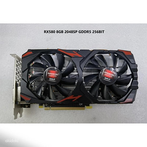 Videokaart RX 580 2048SP 8 gb (1 foto / 1)